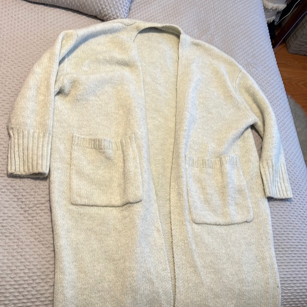 Long Zara open cardigan/duster